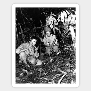 Navajo code talkers, World War II (C019/6930) Sticker